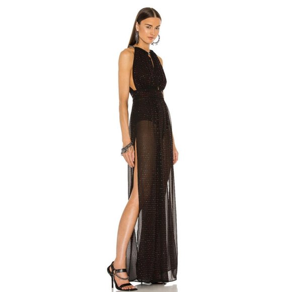 DUNDAS x REVOLVE Gem Jumpsuit Black Ruby - Picture 3 of 8